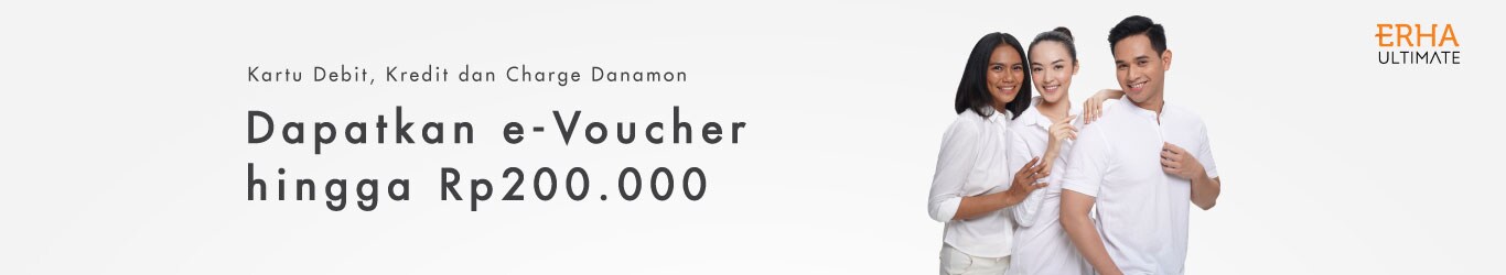 E-Voucher s.d. Rp200.000 di Erha Clinic | Bank Danamon